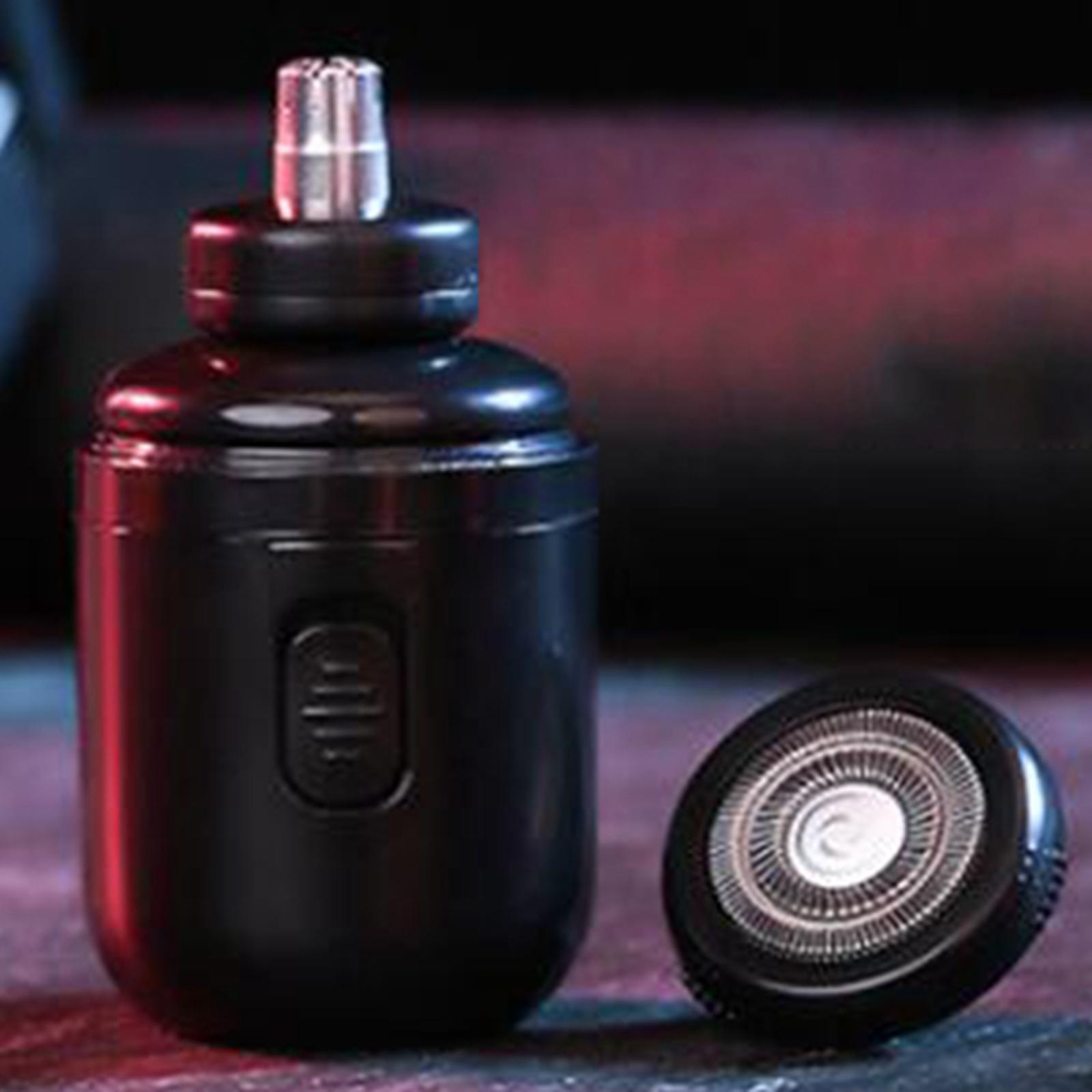 Portable Electric USB Rechargeable Beard Shaving for Travel Camping