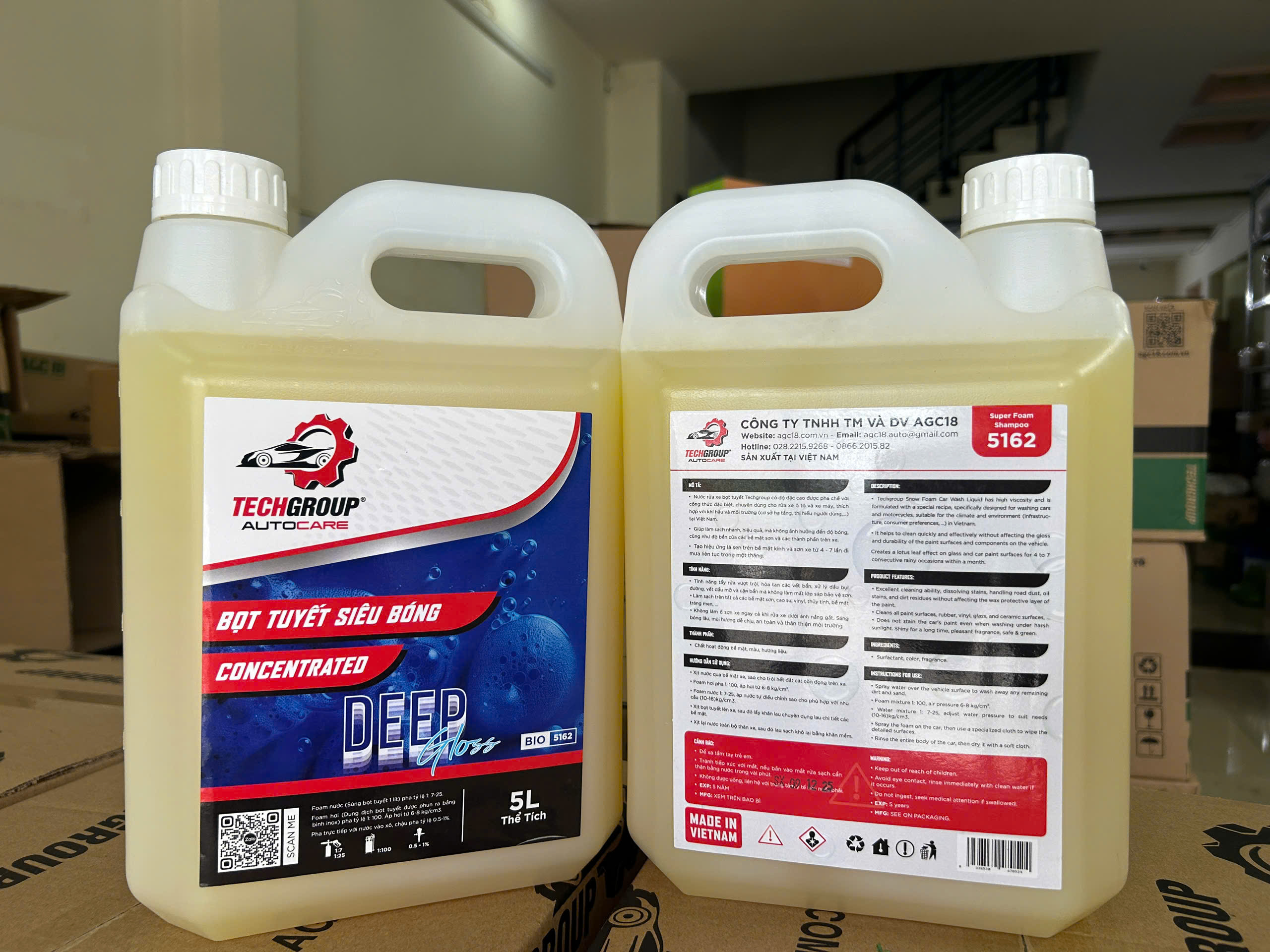 Bọt Tuyết Siêu Bóng Techgroup 5162 5 Lít