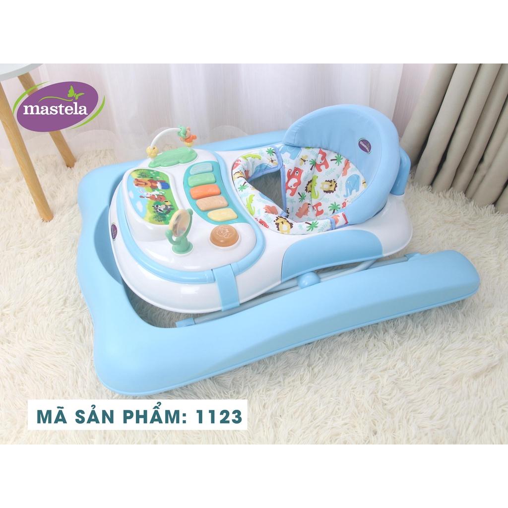 Xe tập đi Mastela 2 giai đoạn có đồ chơi W1123UA6 màu xanh biển