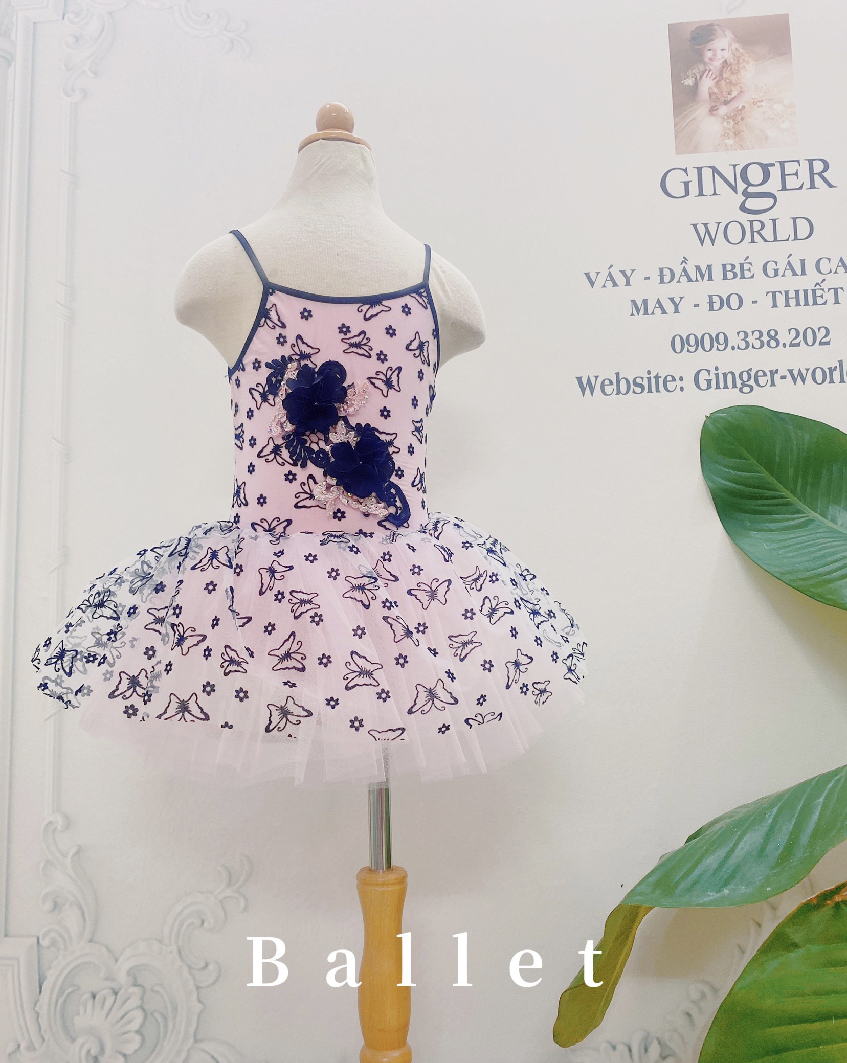 ĐẦM MÚA BALLET CHO BÉ PD384 GINGER WORLD