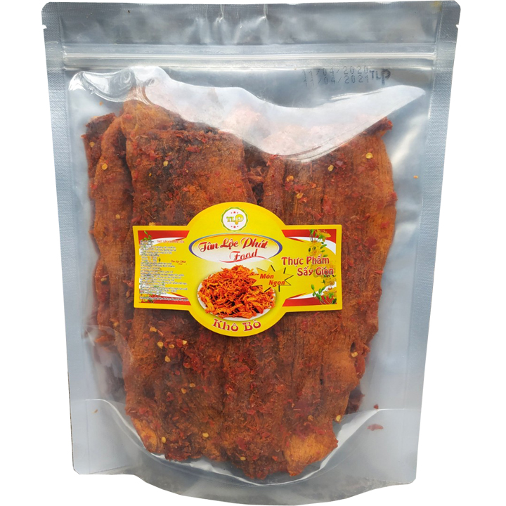 500G THỊT KHÔ BÒ LOẠI MỀM CAY ĐẶC BIỆT THƠM NGON