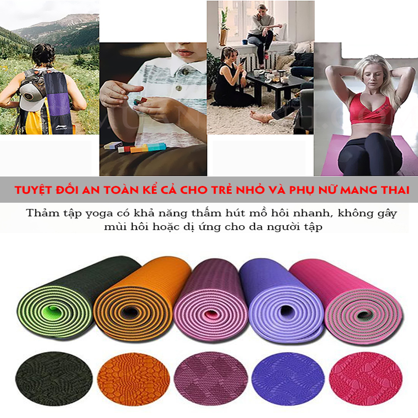 Combo Thảm Yoga Cao Cấp - Vòng Tập Yoga- Bóng Yoga- YOGA QG, Thảm Thấm Hút, Đàn Hồi. 2 Lớp CCao Su Tự Nhiên, Chống Trơn Trượt, Vòng Yoga Cao Su Êm, Chịu Lực Cao, Bóng Cao Su Có Gai, Tặng Kèm Bơm- Hàng Chính Hãng