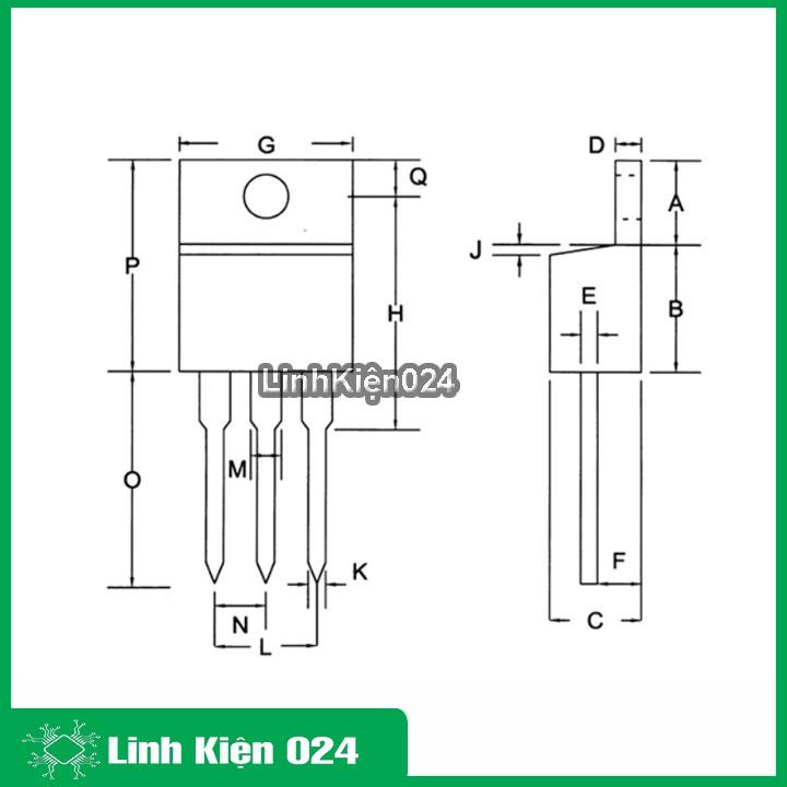 Sản phẩm TIP32C TO-220 100V 3A 40W Darlington Transistor