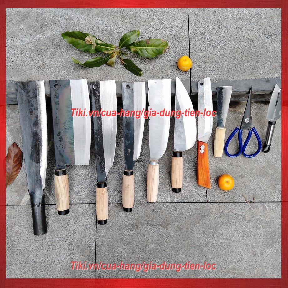 Bộ dao 10 món nhà bếp tông chặt cao cấp
