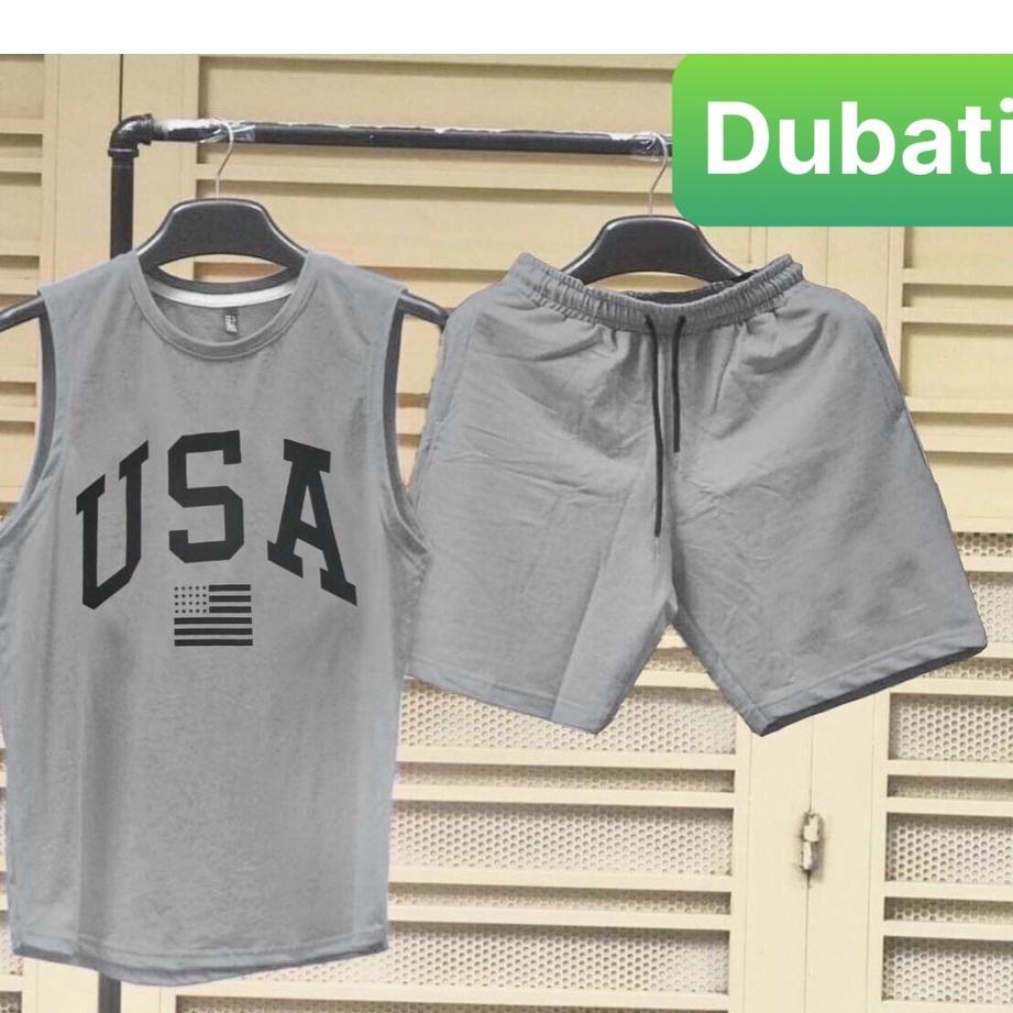 ĐỒ BỘ BA LỖ THỂ THAO USA, SET ĐỒ BỘ THỂ THAO MẪU MỚI MẶC CỰC MÁT HOT TREAND - DUBATI FASHION