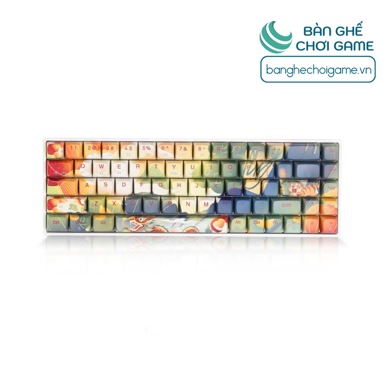 Bàn phím cơ không dây Bluetooth Newmen GM680 Jungle Hot Swap Outemu Switch - Hàng chính hãng