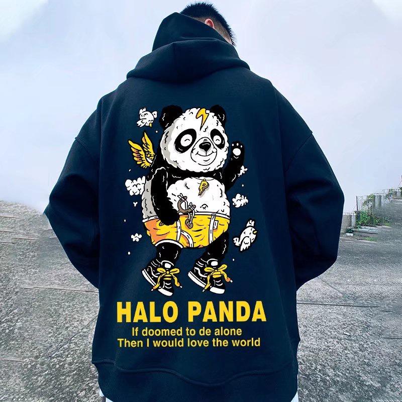 Áo khoác cardigan có nón và khóa kéo phong cách Trung Hoa cho nam và nữ cỡ lớn M-8XL