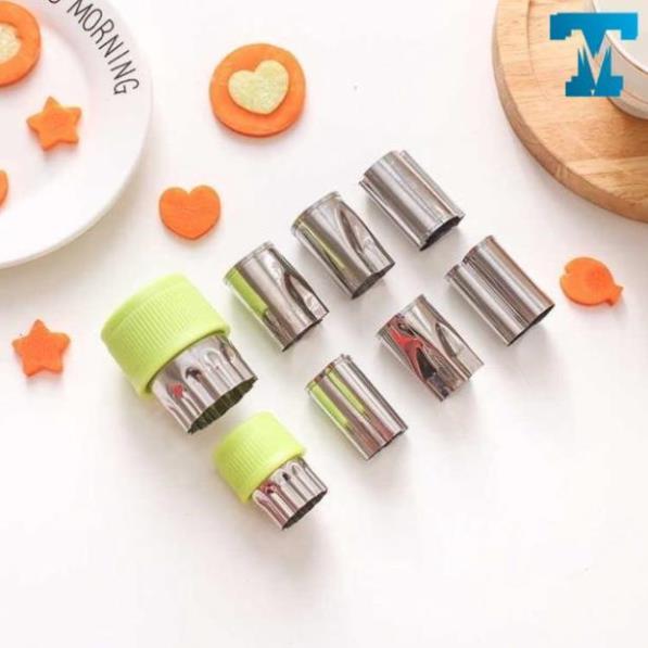Bộ khuôn cắt tỉa tạo hình rau củ quả 8 món cao cấp