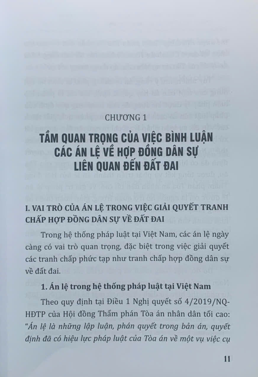 Bình luận các án lệ tranh chấp về đất đai – Góc nhìn từ thực tiễn xét xử của Thẩm phán (tập 1 và 2)