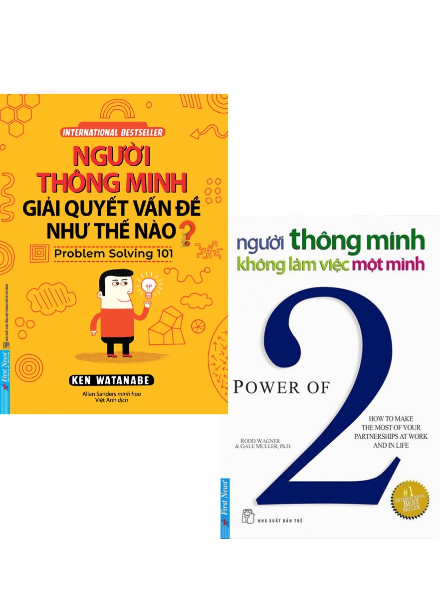 Combo Người Thông Minh Không Làm Việc Một Mình + Người Thông Minh Giải Quyết Vấn Đề Như Thế Nào? (Bộ 2 Cuốn) _FN