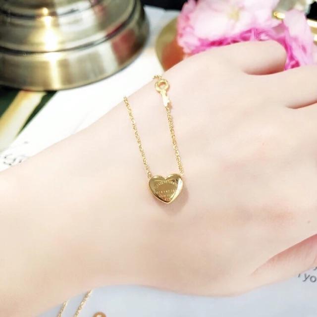 Dây chuyền titan tim love DTZ121