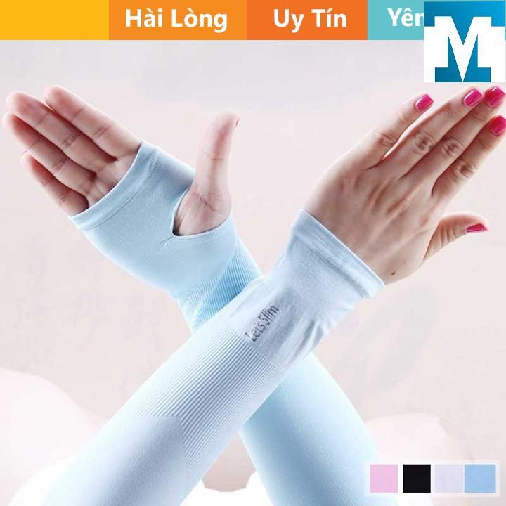 Găng tay chống nắng xỏ ngón hàn quốc