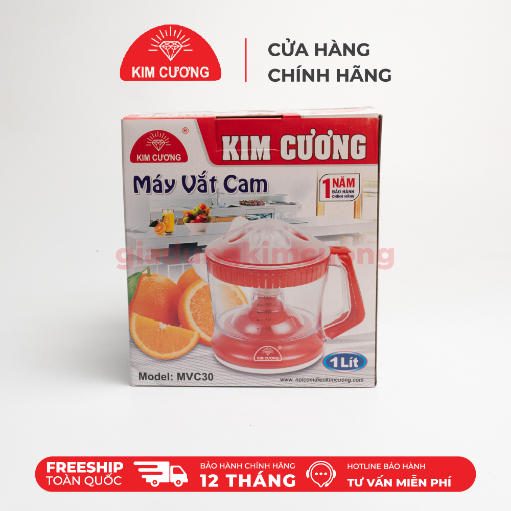 Máy Vắt Cam Tự Động 2 Chiều - Máy Ép Cam Kim Cương 1 Lít - Hàng Chính Hãng