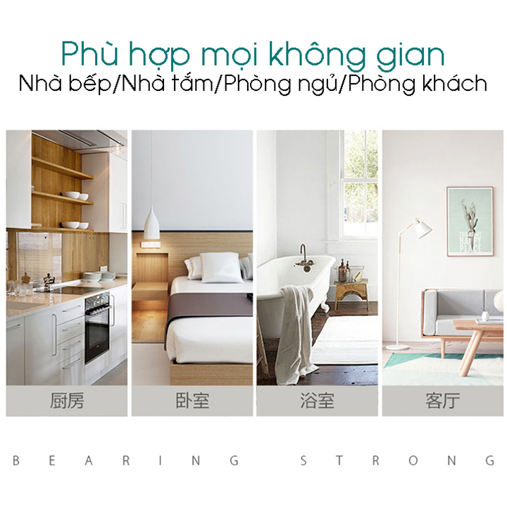 Kệ đựng đồ đa năng khung thép 3 tầng có bánh xe 360 độ - kệ nhà bếp