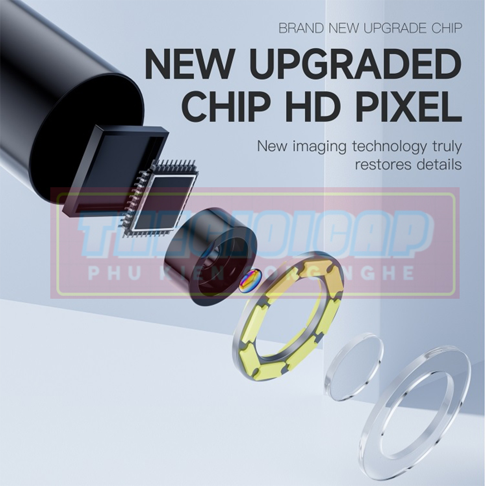 Camera Nội Soi Công Nghiệp Chống Nước Dây Cứng IP67 1080P Màn Hình 2 inch P230 - Hàng Nhập Khẩu