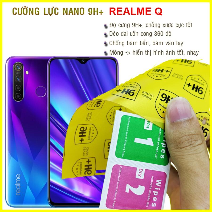 Dán cường lực dẻo nano dành cho  Realme Q