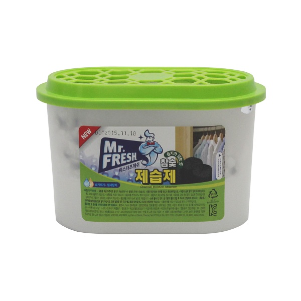 Bộ 3 bình hút ẩm than hoạt tính Mr Fresh - Korea 256g