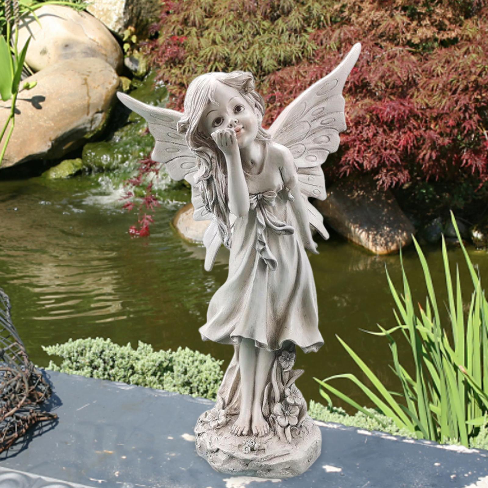 Garden Fairy Statue Figurine  Resin Ornament