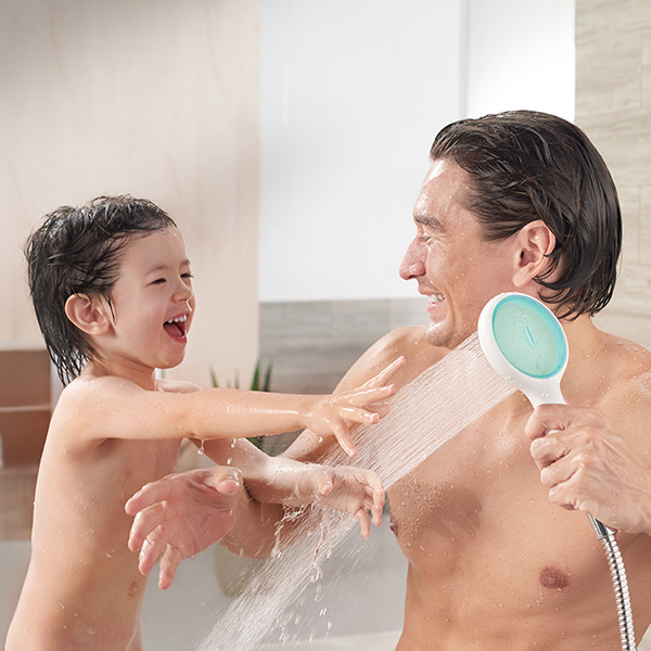 Bộ vòi sen tắm Cao Cấp GENIE AMERICAN STANDARD - Thiết Kế 120 Tia nước đặc biệt nhẹ nhàng với làn da trẻ em - Hàng chính hãng ( dây vòi 1,5m + gác )