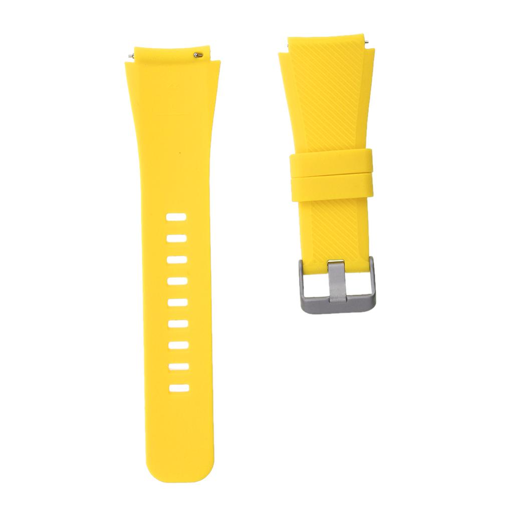 Silicoine Waterproof Fitness Sports Smart Wear Bracelet Strap Bandage Wristband with Metal Buckle for Samsung Gear S3 Classic Smart Watch