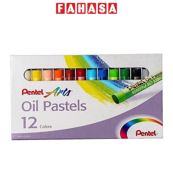 Sáp Dầu 12 Màu Pentel PHN-12