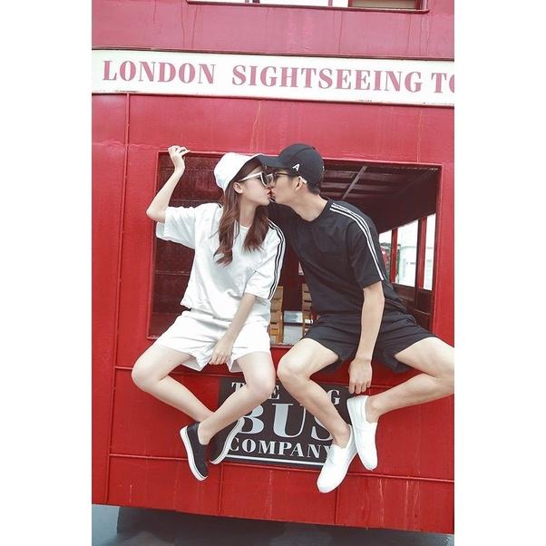 Sét đồ bộ thể thao Unisex 3 Sọc thun lạnh mềm mịn thấm hút co giãn cá tính năng động,BỘ ĐỒ THỂ THAO NĂNG ĐỘNG CÁ TÍNH