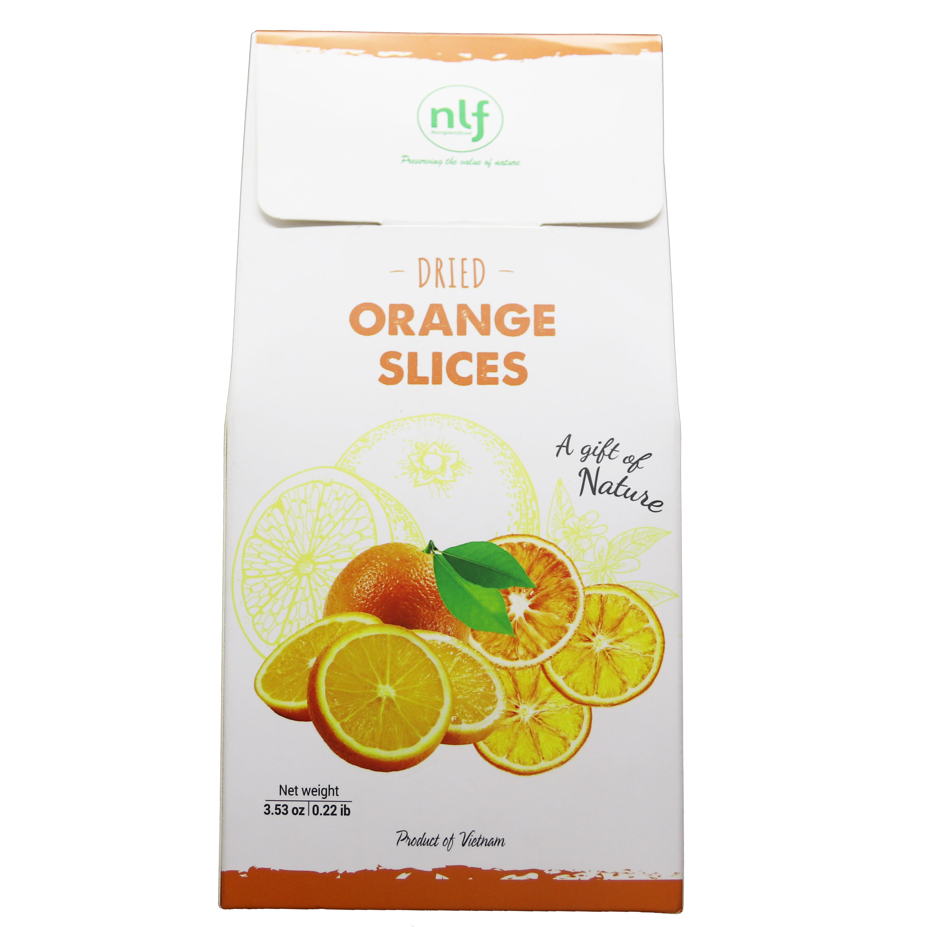 Cam Lát Sấy Dẻo (Orange Fruit) 100G - Nông Lâm Food | Món Quà Cho Sức Khỏe Từ Thiên Nhiên 100%