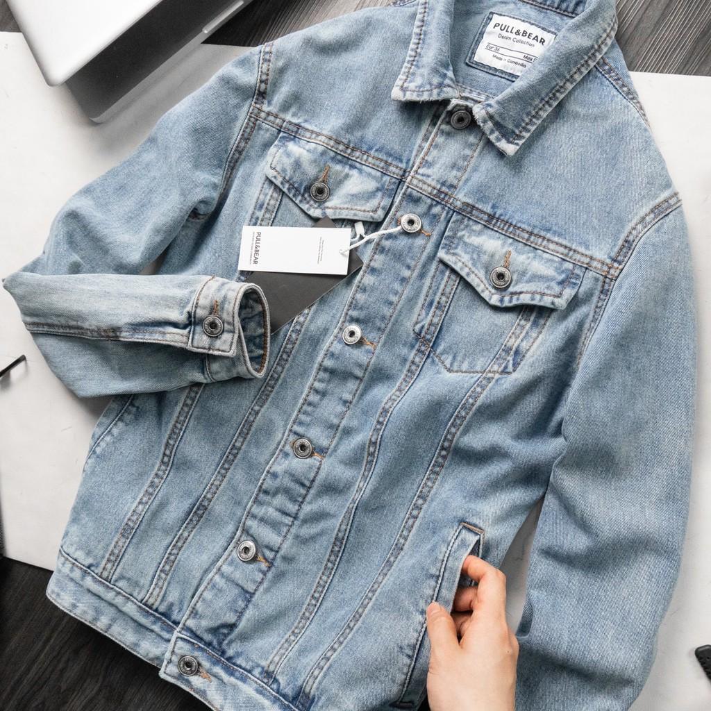 Áo khoác jean denim jacket nam nữ unisex washed cao cấp dễ phối đồ phù hợp mọi phong cách