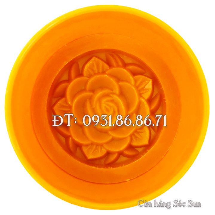 Khuôn ép xôi tròn hình hoa hồng loại 14 cm – Mã số 1824