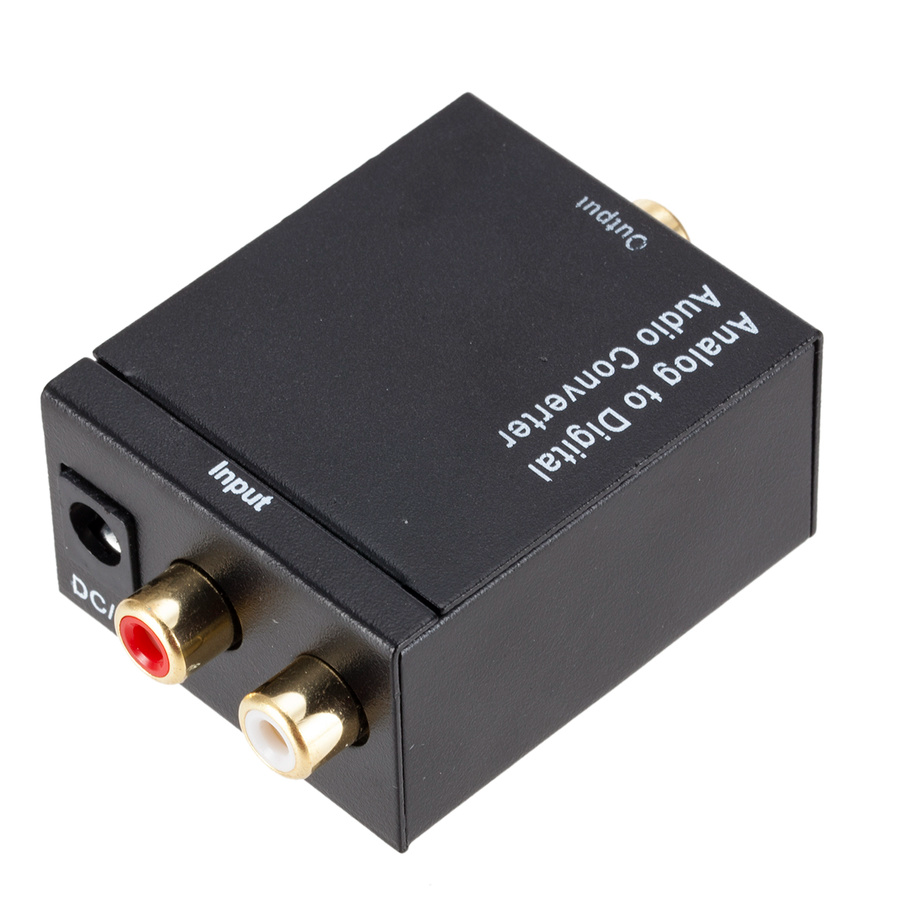 Analog Sang Kỹ Thuật Số Bộ Chuyển Đổi ADC Quang Học Dỗ RCA Âm Thanh Toslink Âm Thanh Bộ Chuyển Đổi SPDIF Bộ Chuyển Đổi Cho Apple TV Cho Xbox 360 DVD