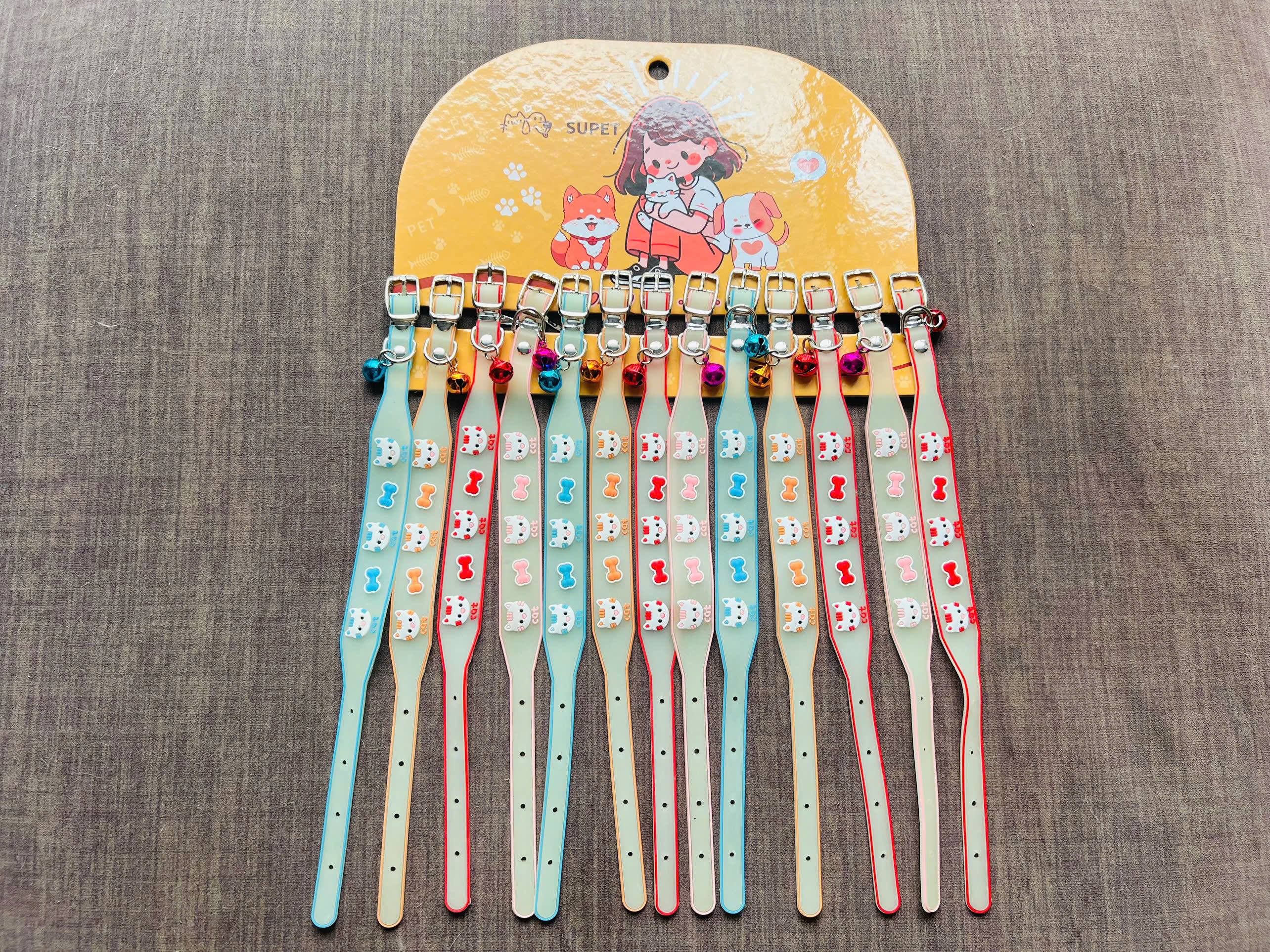 VÒNG CỔ PHÁT QUANG SIZE 17-24CM SIÊU XINH DÀNH CHO THÚ CƯNG CHÓ MÈO