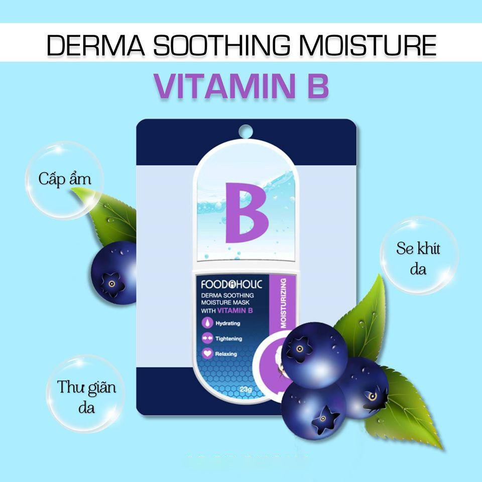Combo Mix 10 Mặt Nạ Giấy Chăm Sóc Da Toàn Diện Foodaholic Derma Vitamin Mask 23g x 10