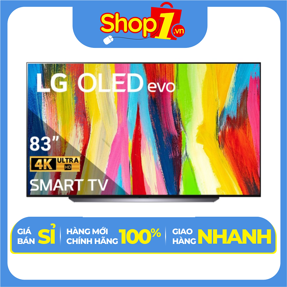 Smart Tivi OLED LG 4K 83 inch 83C2PSA - Hàng Chính Hãng - Chỉ Giao Hà Nội