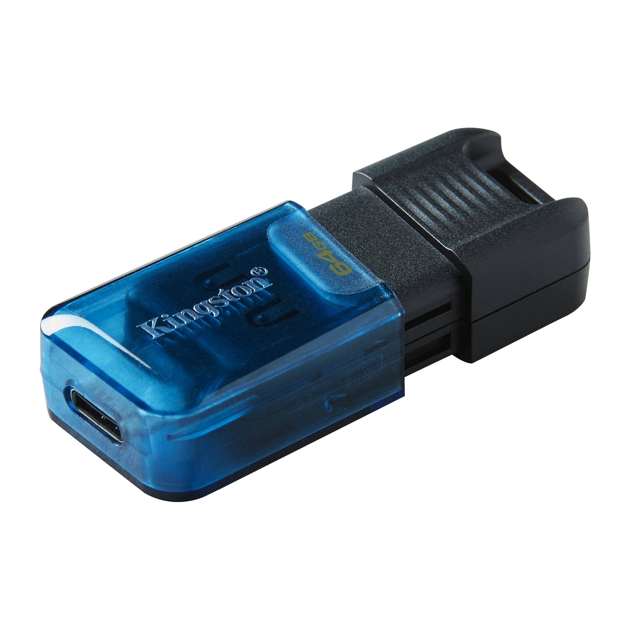 USB KINGSTON DATATRAVELER 80 M 64GB TYPE-C – DT80M/64GB - Hàng Chính Hãng