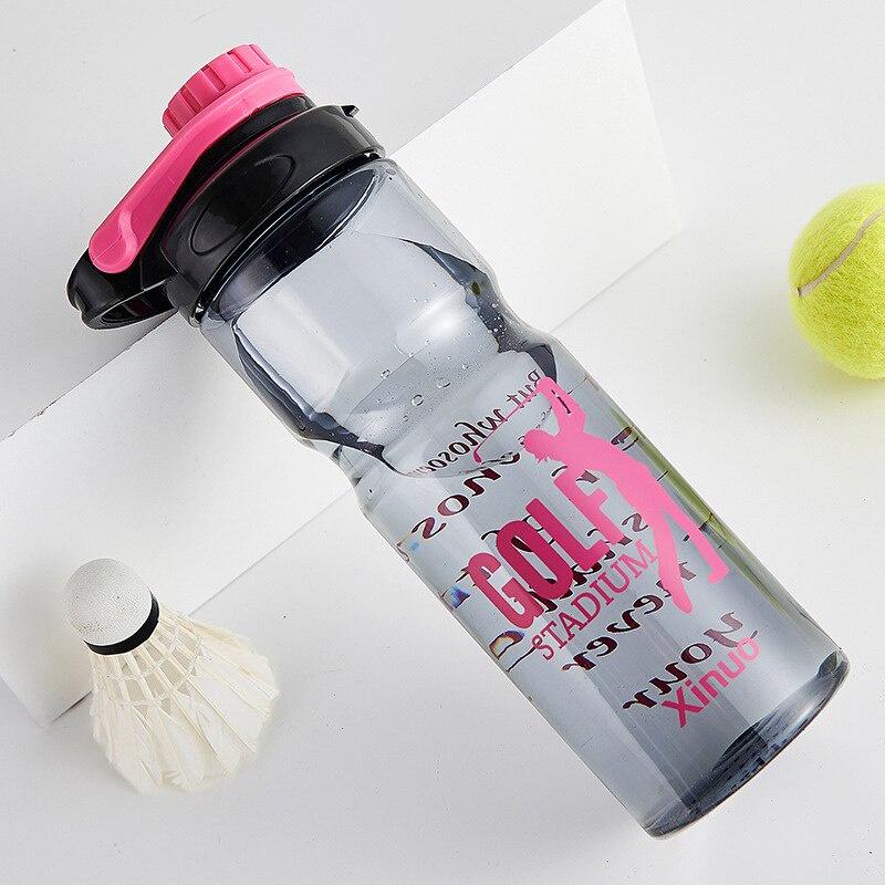 800ML/1000ML Creative New Sports Water Bottle Student Plastic Cup Gift Transparent Explosion-proof Large Capacity Outdoor