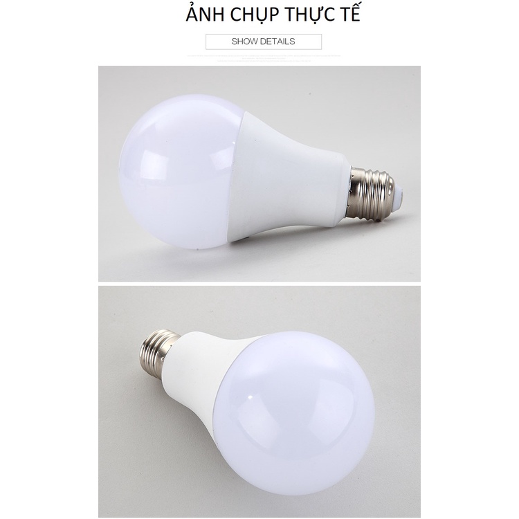 Bóng Đèn Led Búp 9W, Bóng Led Lắp Đèn Học Tiết Kiệm Điện Hàng Chính Hãng