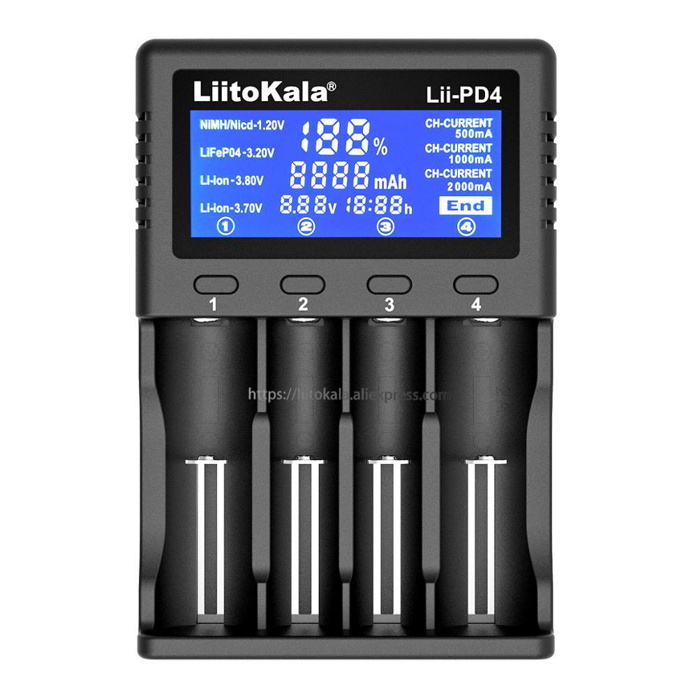 Liitokala lii-500 lii-pd4 lii-500s LCD 3.7V 18650 18350 18500 21700 20700B 20700 14500 26650