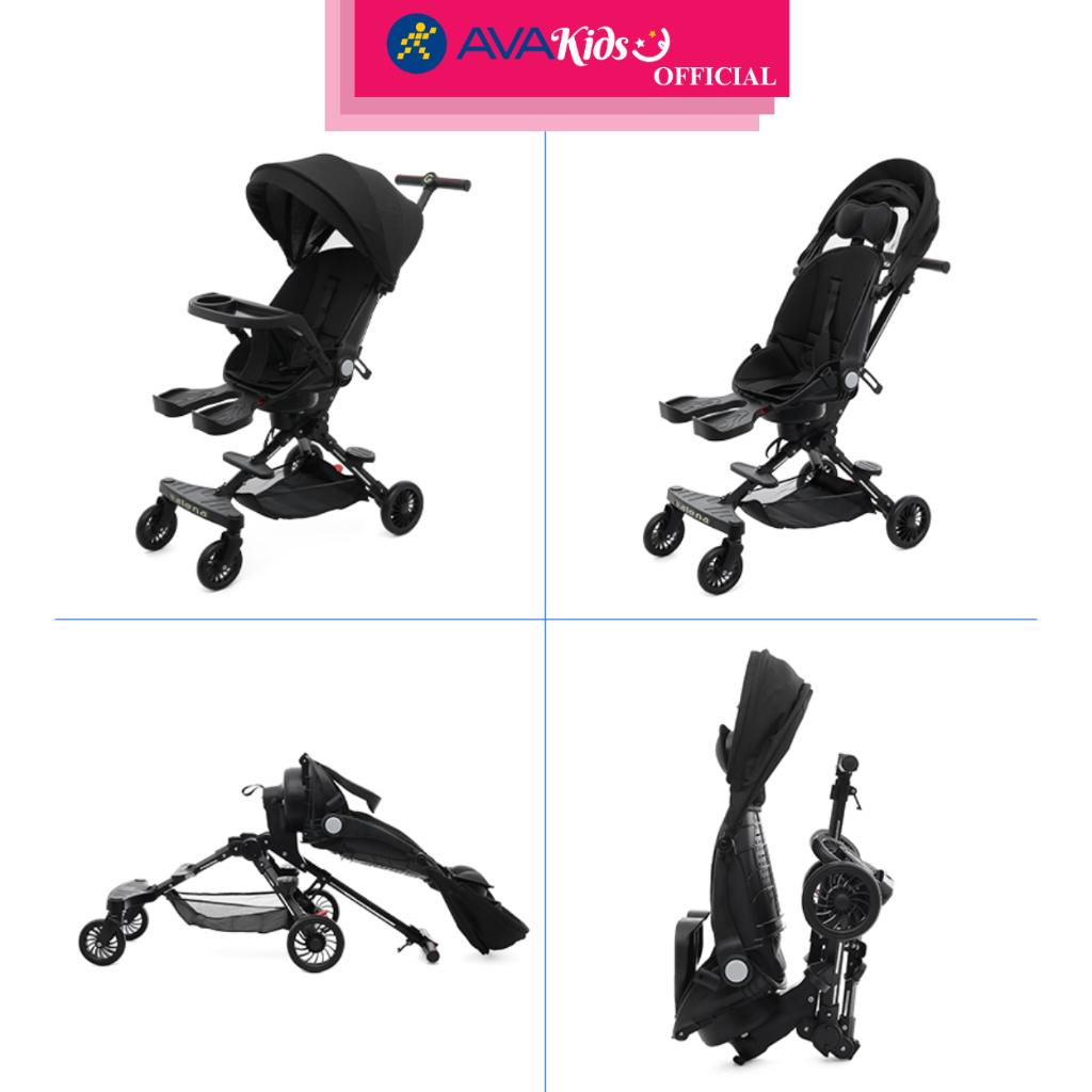 Xe đẩy 2 chiều gấp gọn Galena GA-ST01 (1 - 48 tháng) - Màu đen