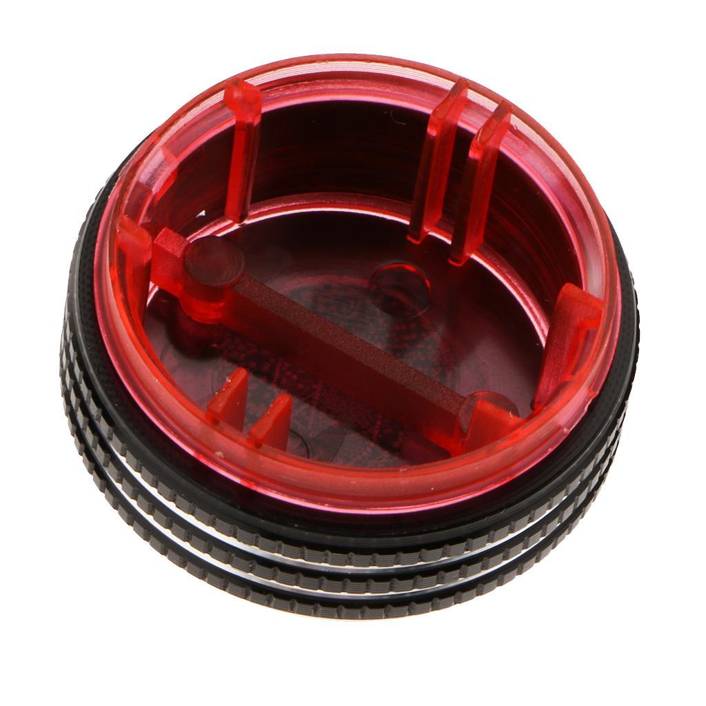 3 Pieces Car Interior AC Panel Control Switch Knob for 2002-2016 VW Polo Black/Red/Blue