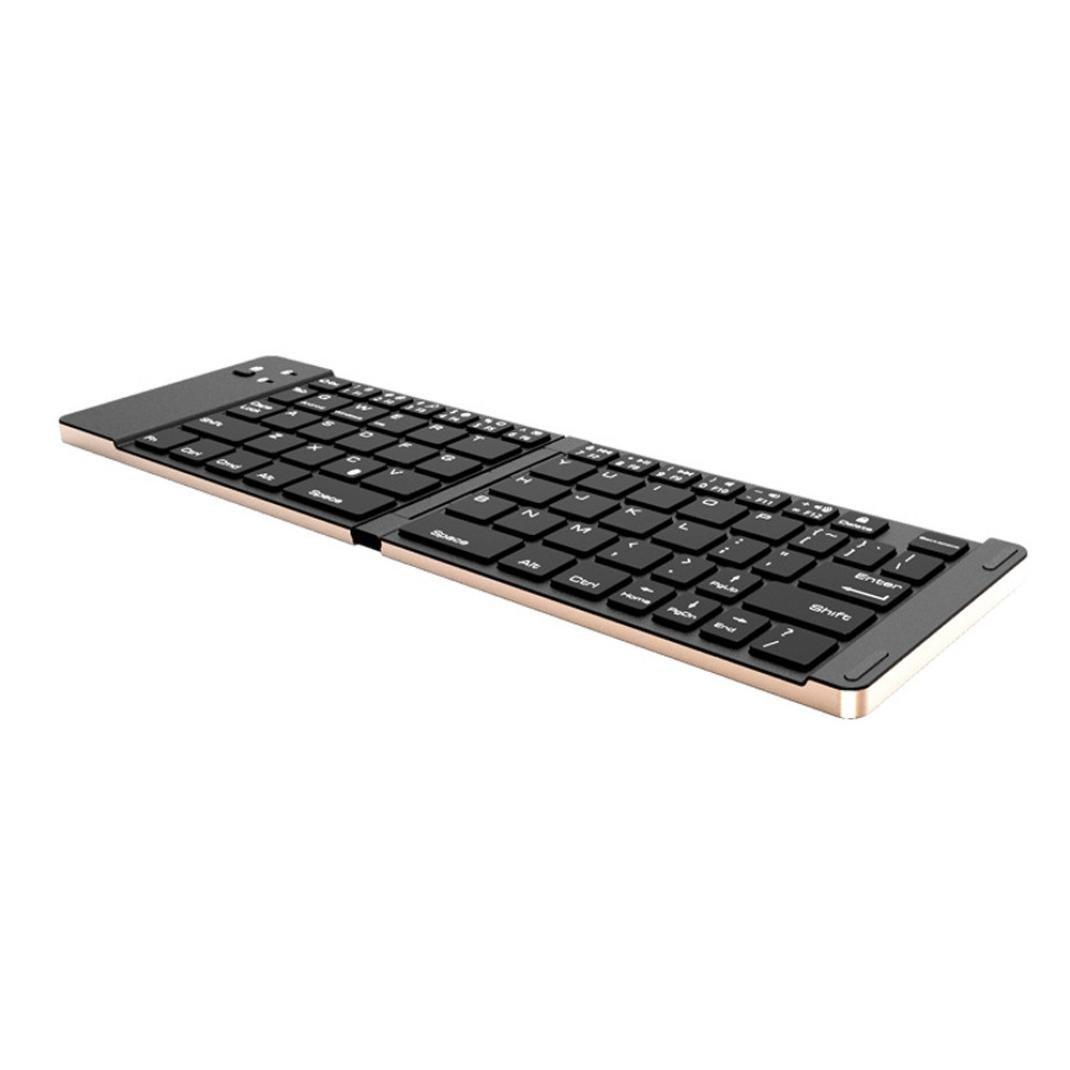 Bàn phím Bluetooth không dây có thể gập lại mini di động dành cho Windows Android iOS