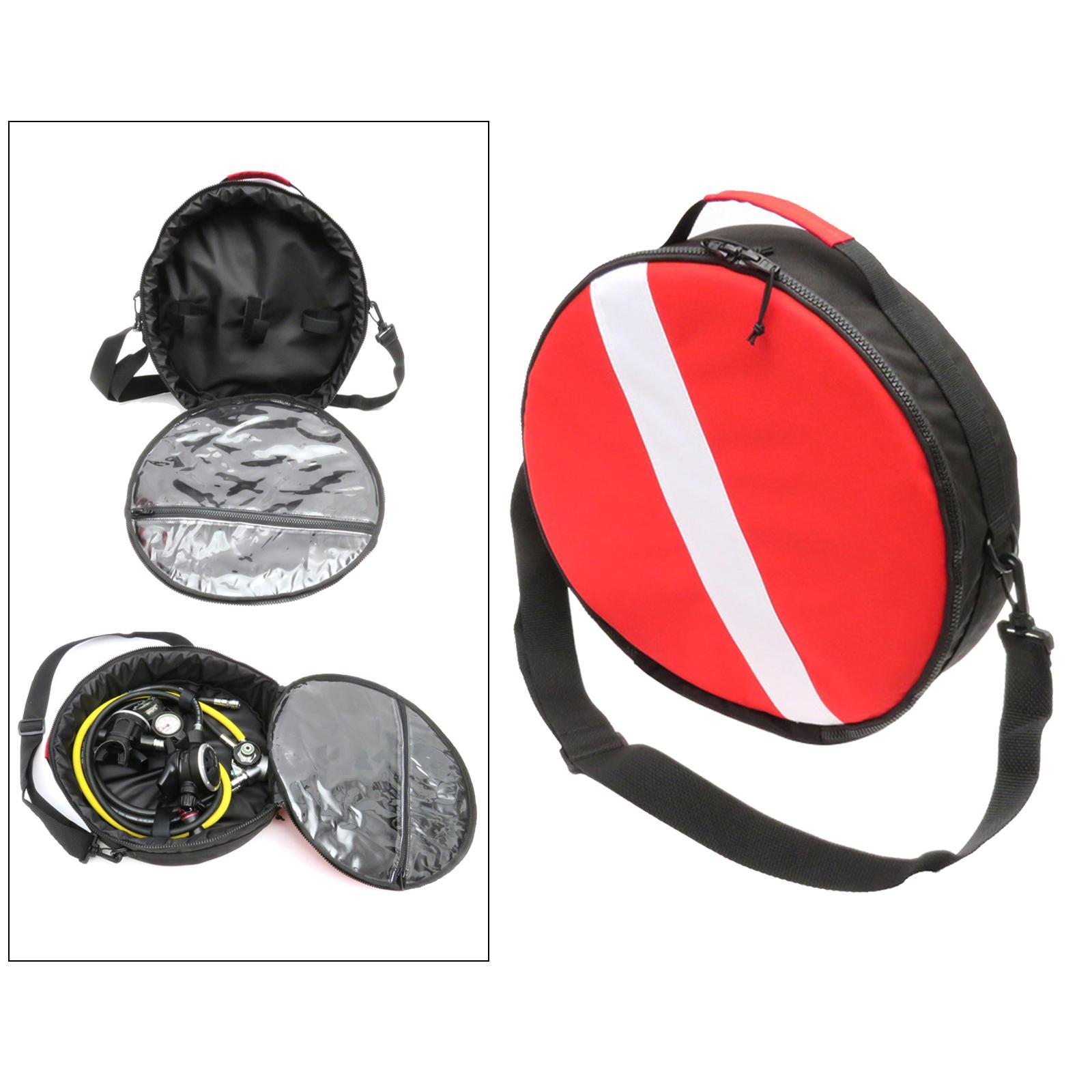 Round Scuba Diving Regulator Protective Bag Padded Snorkeling Dive Bag