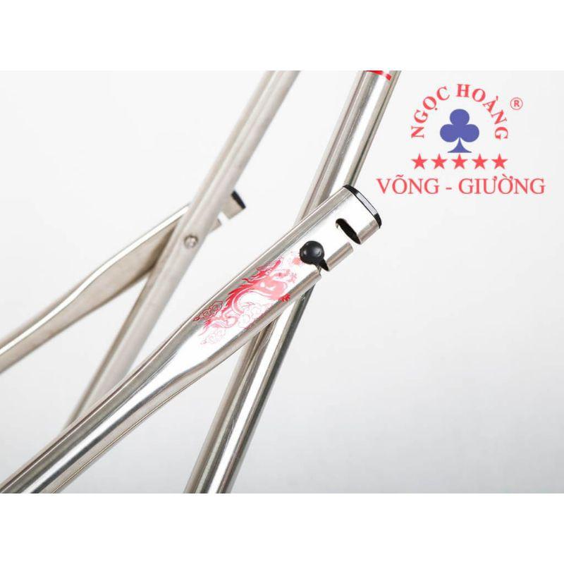 Bộ Võng Xếp INOX Ngọc Hoàng Thuyền Rồng (khung + lưới loại tốt)