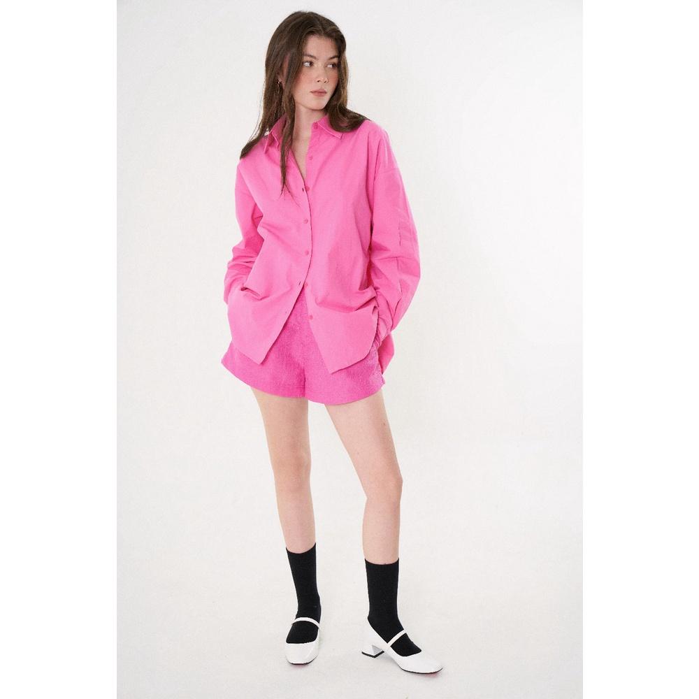 DOTTIE - Quần short in họa tiết chìm nữ hồng Q0293