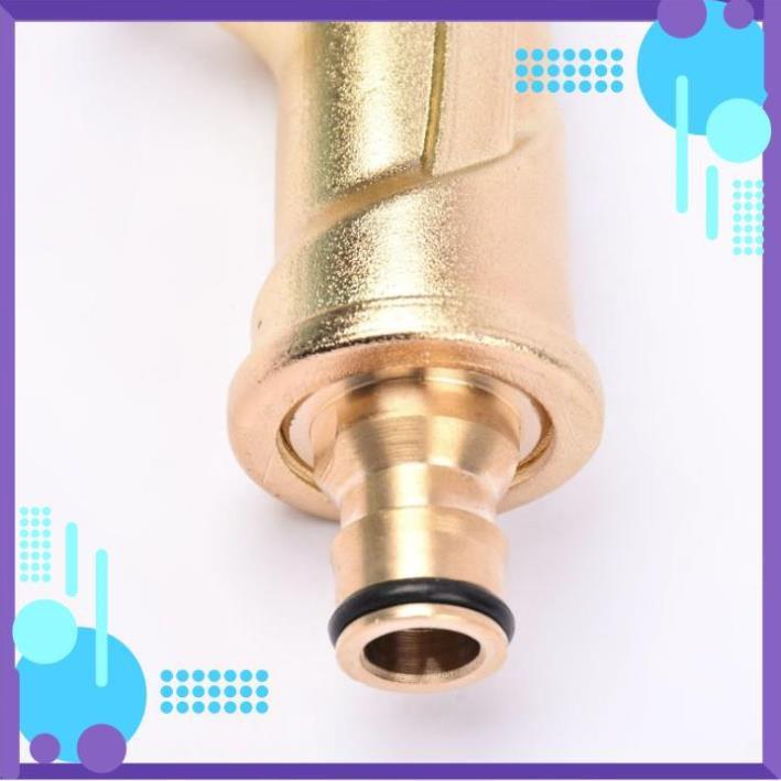 Vòi Xịt Nước️ Bộ dây vòi xịt nước rửa xe, tưới cây , tăng áp 3 lần, loại 15m 206701-3 đầu đồng, cút đồng
