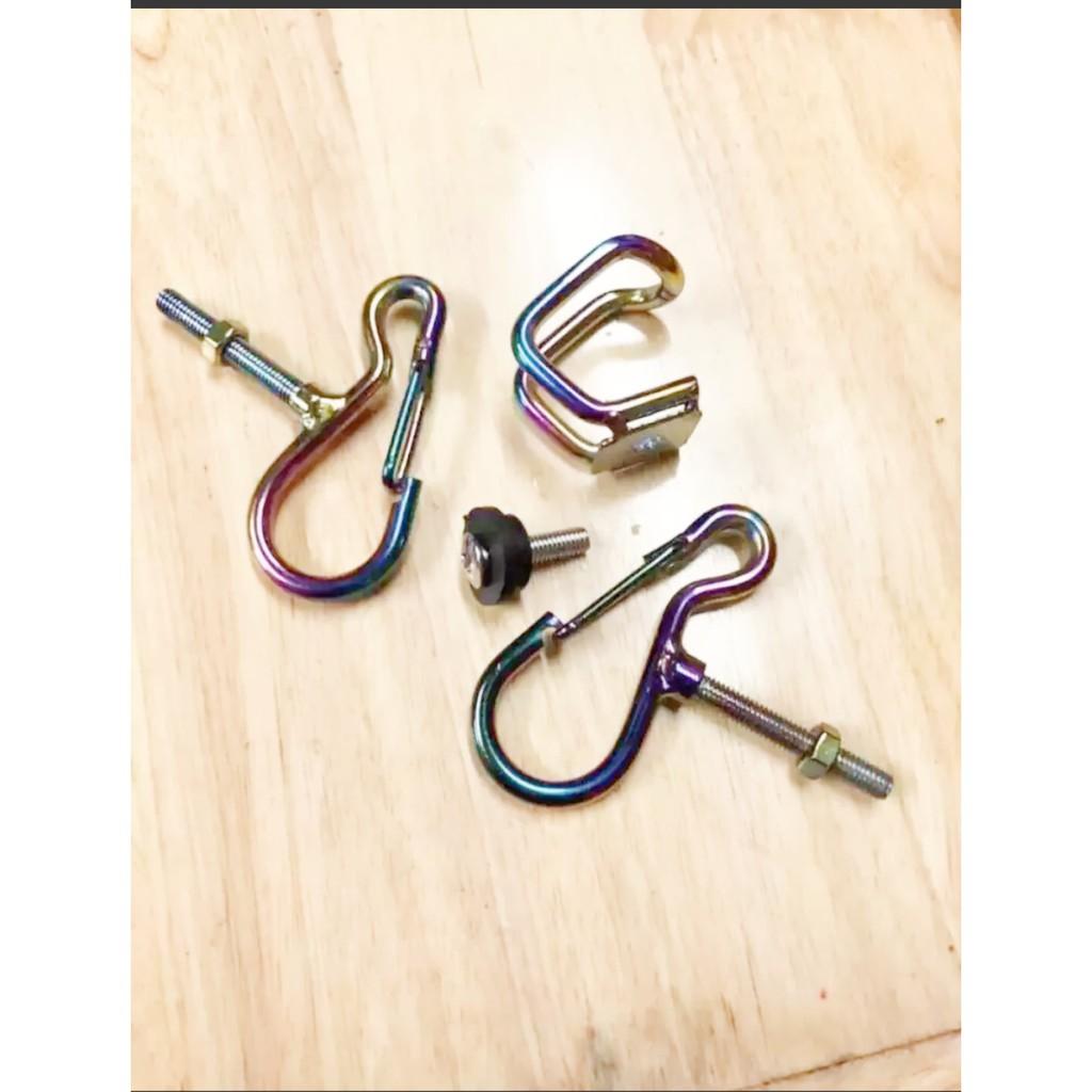 Bộ móc treo 7 màu có khóa siêu đẹp cho xe gắn máy