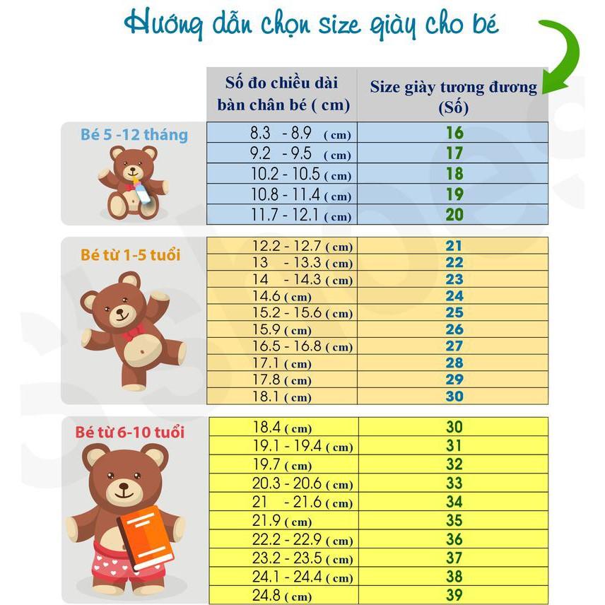 Giày búp bê cho bé, giày cho bé hình nơ, giày bệt cho bé 21194