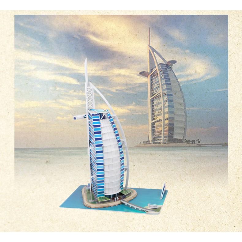 Mô Hình Giấy : Khách Sạn Burj Al-Arab