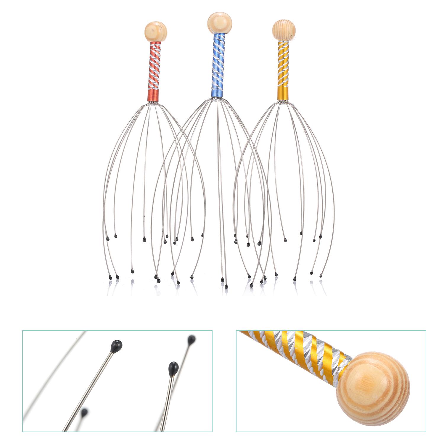 3 dụng cụ gãi, mát xa thư giãn da đầu