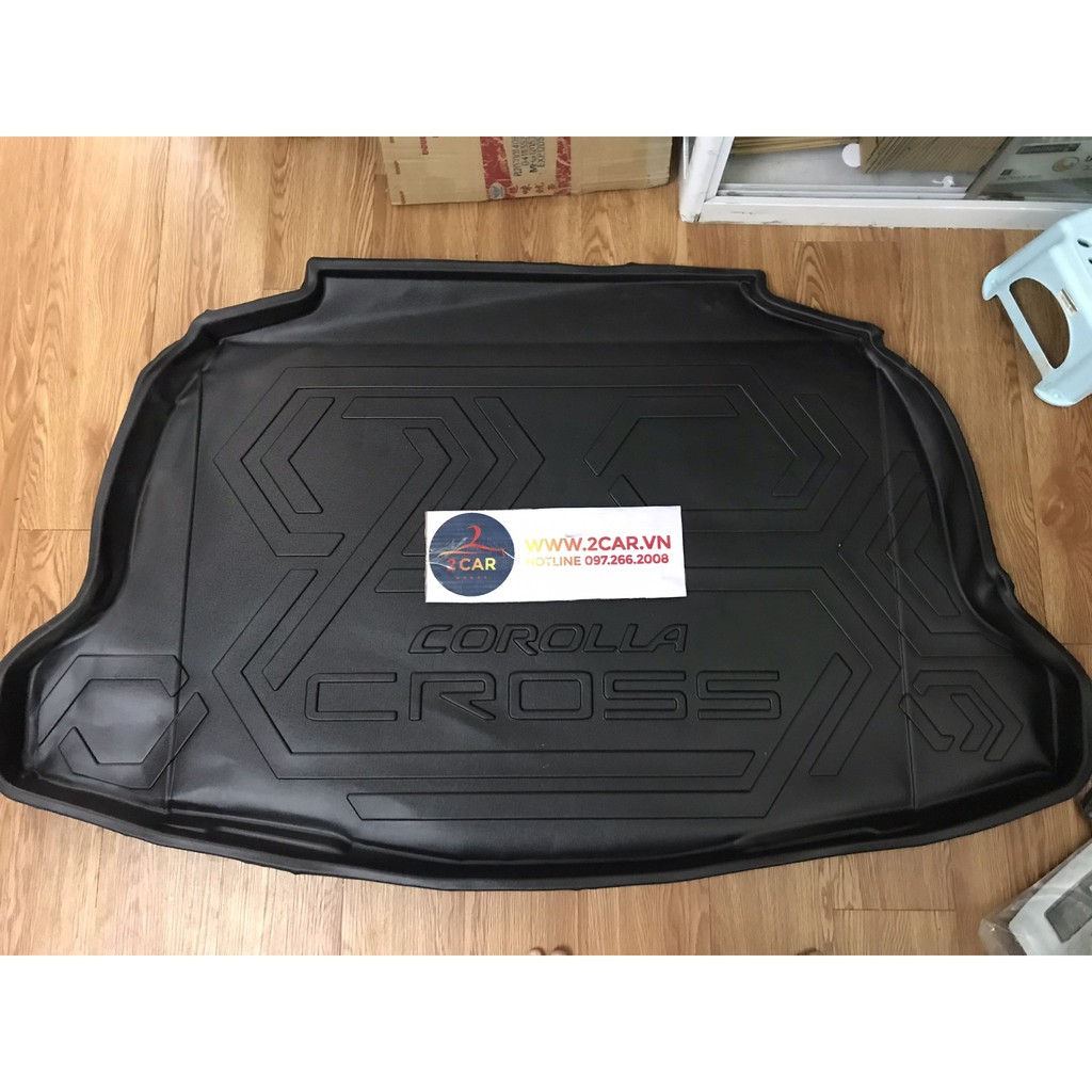 Lót cốp xe Toyota Corolla Cross 2020 2021 2022 chất liệu nhựa dẻo TPU