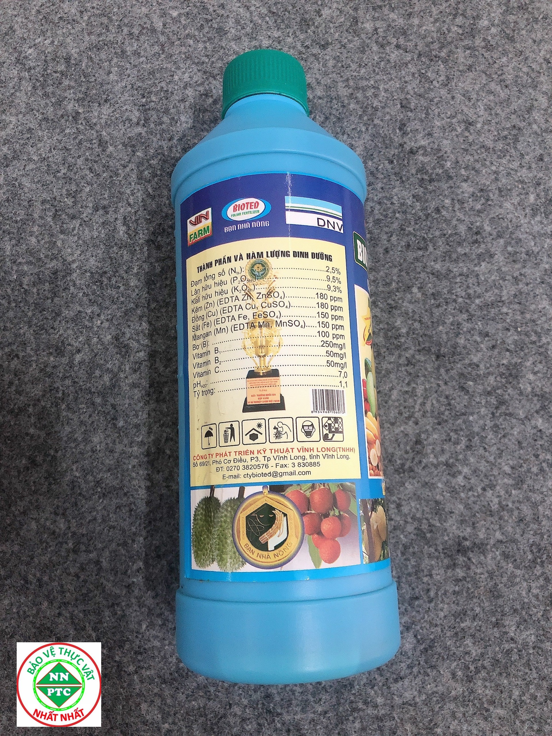 Phân Bón Lá NPK Sinh Học BIOTED 603 SP- CAT Cây Ăn Trái Xoài – Nhãn – Sầu Riêng